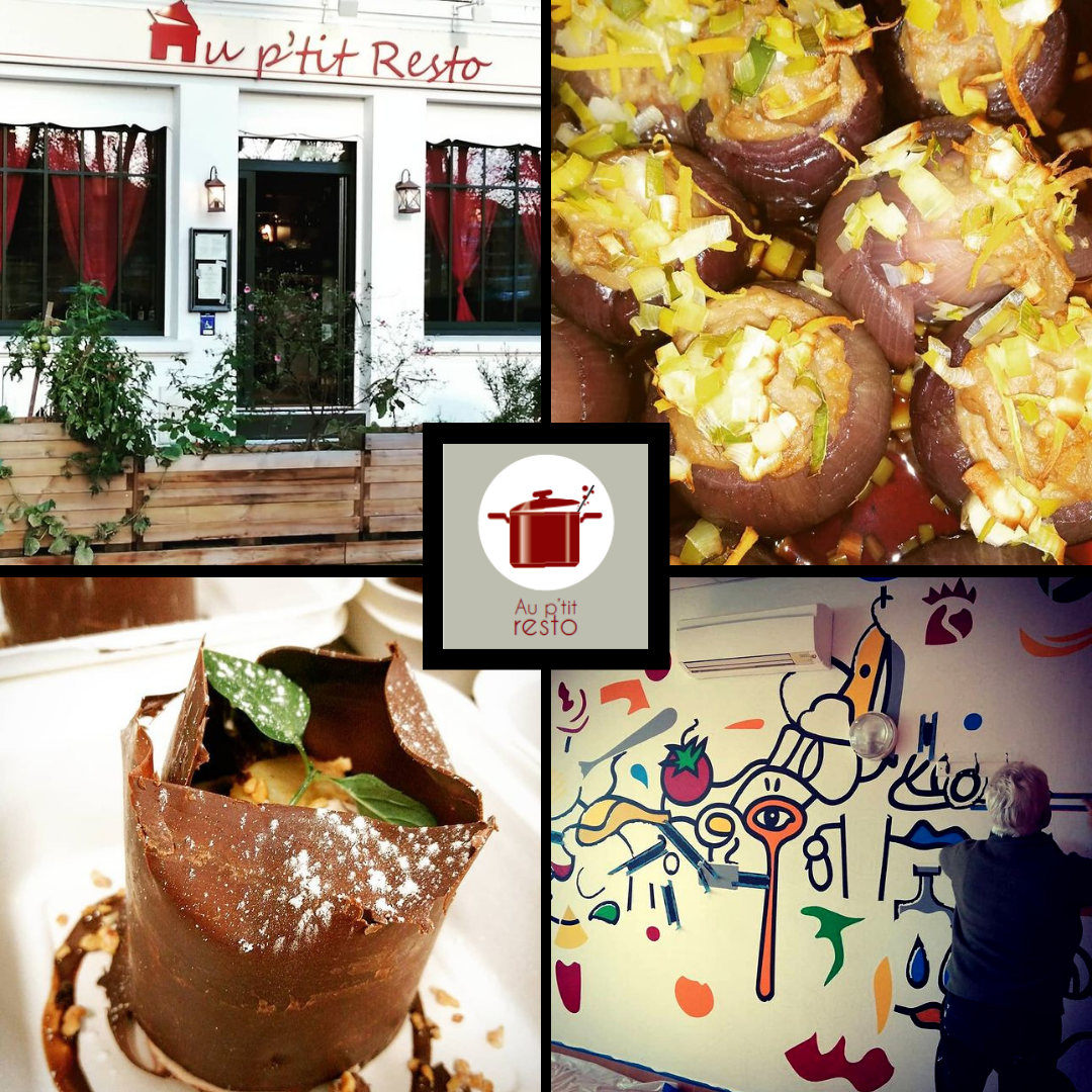 Quatre photos du restaurant Au P'tit Resto